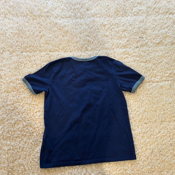 CELINE  California 70'S Cotton T-Shirt BLUE medium M - Picture 7 of 9